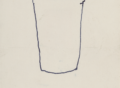 Cup drawing V, 1974, cropped